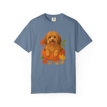 Havanese Pumpkin Shirt, Cute Fall Dog Lover Tee on Comfort Colors 1717