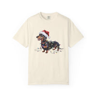 Load image into Gallery viewer, Christmas Dachshund Shirt, Christmas Lights Dog Tee, Christmas Dog Tee, Dachshund Mom Tshirt, Gift for Dog Lover, Dachshund
