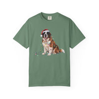 Load image into Gallery viewer, Christmas Saint Bernard Shirt, Christmas Lights Dog Shirt, Christmas Dog, Saint Bernard Mom Shirt, Gift for Dog Lover, Saint Bernard
