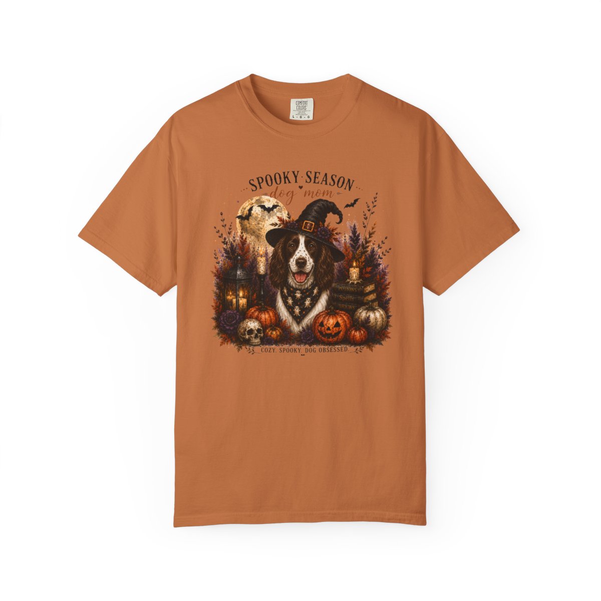 English Springer Spaniel Spooky Season Dog Mom Halloween Shirt