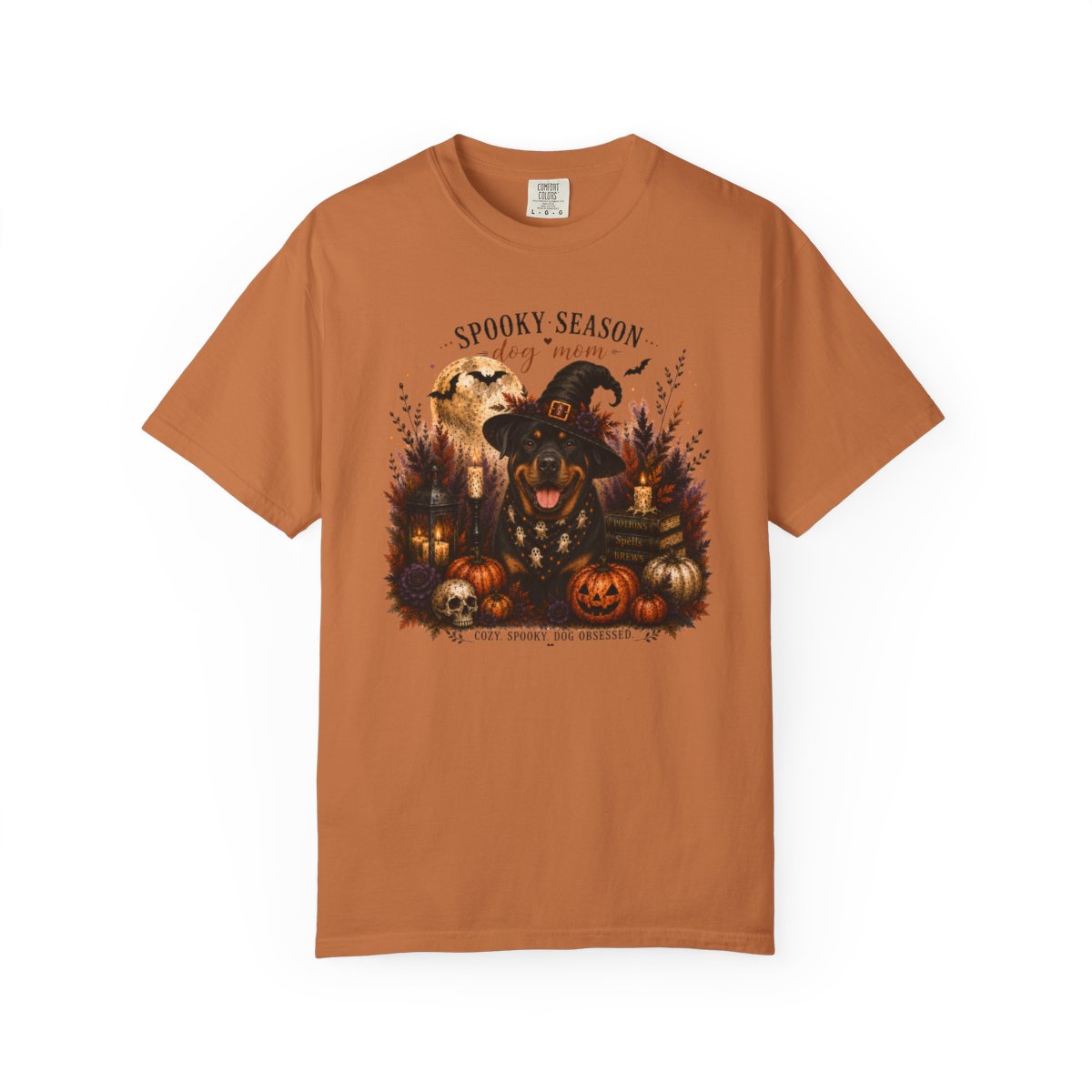 Rottweiler Spooky Season Dog Mom Halloween Shirt