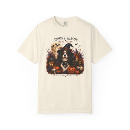 Tricolor Cavalier Spooky Season Dog Mom Halloween Shirt