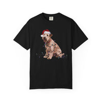 Load image into Gallery viewer, Christmas Soft Coated Wheaten Terrier Shirt, Christmas Lights Dog Tee, Christmas Dog, Terrier Mom Tee, Gift for Dog Lover, Terrier Tee
