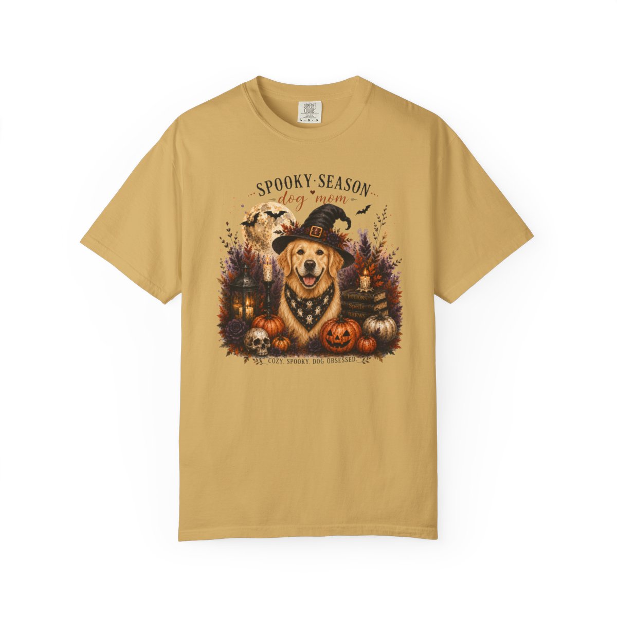 Golden Retriever Spooky Season Dog Mom Halloween Shirt