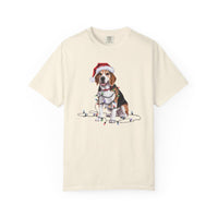 Load image into Gallery viewer, Christmas Beagle Shirt, Christmas Lights Dog Tee, Christmas Dog Tee, Beagle Mom Tshirt, Gift for Dog Lover, Beagle
