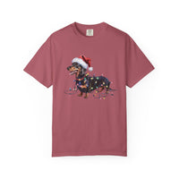 Load image into Gallery viewer, Christmas Dachshund Shirt, Christmas Lights Dog Tee, Christmas Dog Tee, Dachshund Mom Tshirt, Gift for Dog Lover, Dachshund

