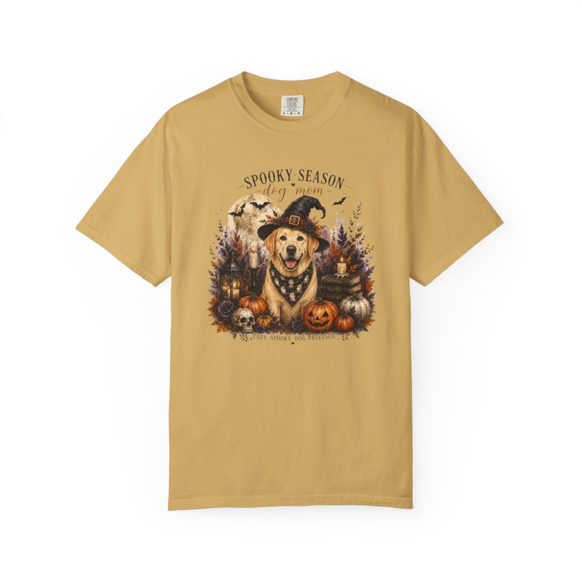 Yellow Lab Spooky Season Dog Mom Halloween Shirt