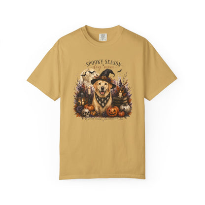 Yellow Lab Spooky Season Dog Mom Halloween Shirt