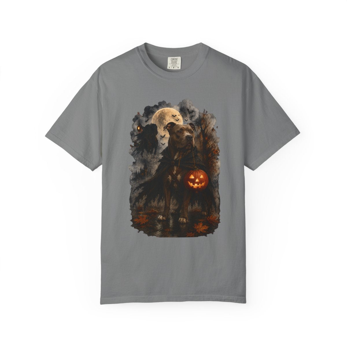 Pitbull Headless Horseman Inspired Halloween Comfort Colors Shirt