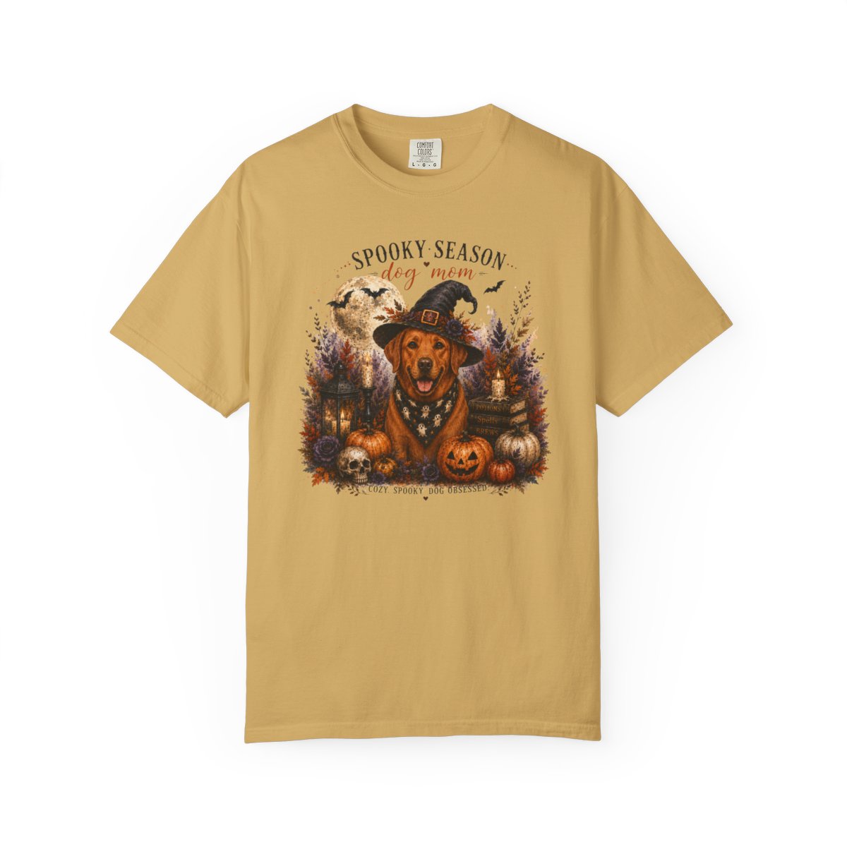 Fox Red Lab Spooky Season Dog Mom Halloween Shirt