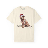 Load image into Gallery viewer, Christmas Soft Coated Wheaten Terrier Shirt, Christmas Lights Dog Tee, Christmas Dog, Terrier Mom Tee, Gift for Dog Lover, Terrier Tee
