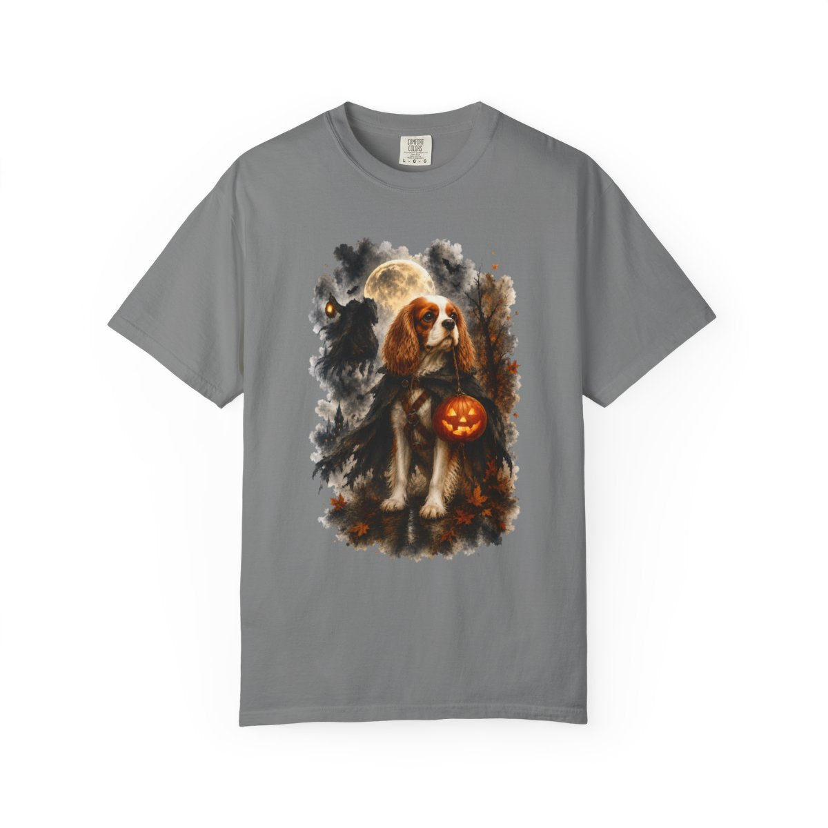 Blenheim Cavalier Headless Horseman Inspired Halloween Comfort Colors Shirt