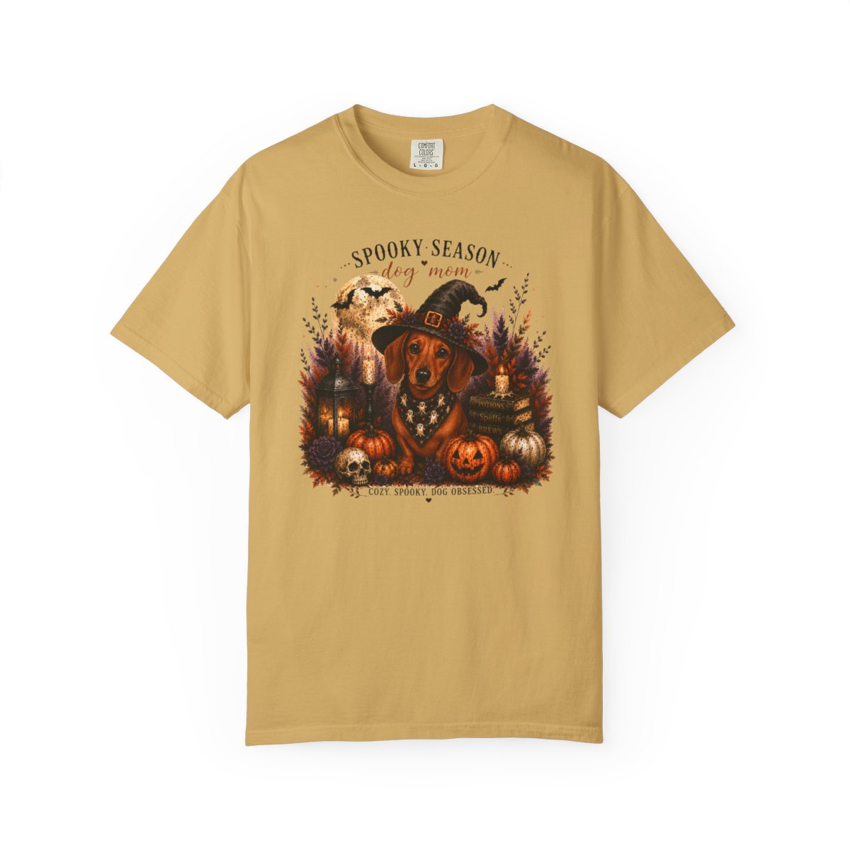 Red Dachshund Spooky Season Dog Mom Halloween Shirt