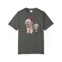 Load image into Gallery viewer, Bichon Frise Christmas Lights Shirt, Festive Holiday Tee for Fluffy Dog Lovers
