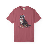 Load image into Gallery viewer, Bernese Mountain Dog Christmas Lights Shirt, Cozy Holiday Tee for Berner Lovers
