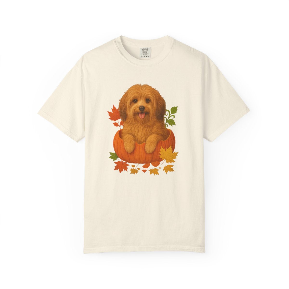 Havanese Pumpkin Shirt, Cute Fall Dog Lover Tee on Comfort Colors 1717