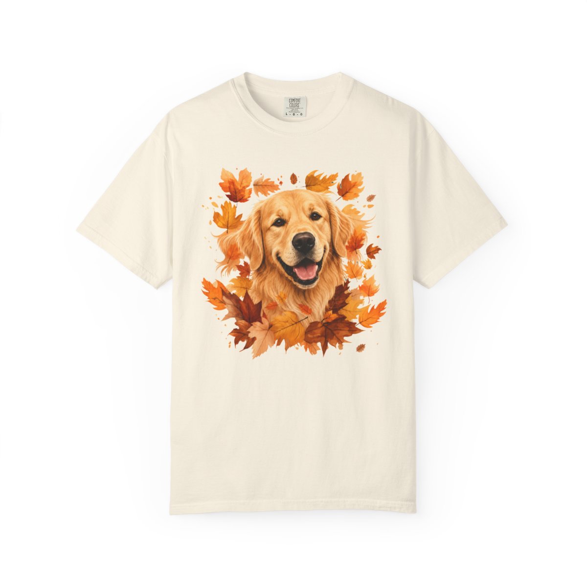 Golden Retriever Fall Shirt | Autumn Dog Mom Comfort Colors Tee