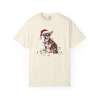 Load image into Gallery viewer, Christmas Chihuahua Shirt, Christmas Lights Dog Tee, Christmas Dog Tee, Chihuahua Mom Tshirt, Gift for Dog Lover, Chihuahua
