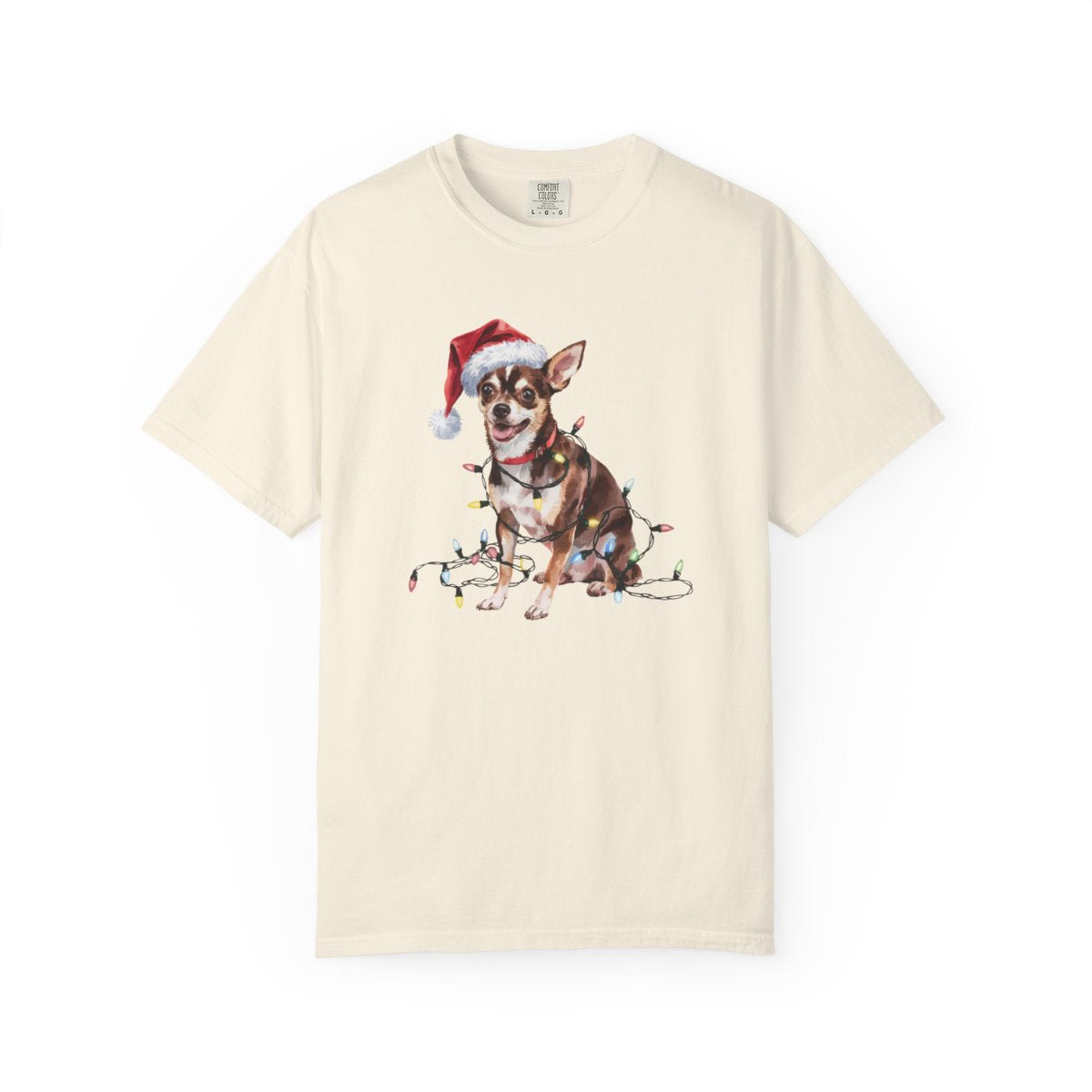 Christmas Chihuahua Shirt, Christmas Lights Dog Tee, Christmas Dog Tee, Chihuahua Mom Tshirt, Gift for Dog Lover, Chihuahua