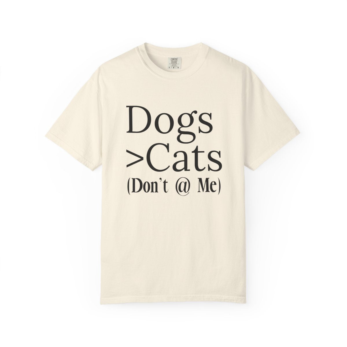 Dogs Are Greater Than Cats Shirt – Funny Dog Lover Tee for Pet Owners