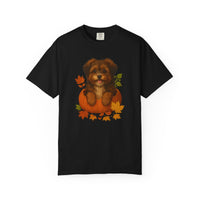 Load image into Gallery viewer, Havanese Pumpkin Fall Shirt, Cute Dog Lover Tee on Comfort Colors 1717

