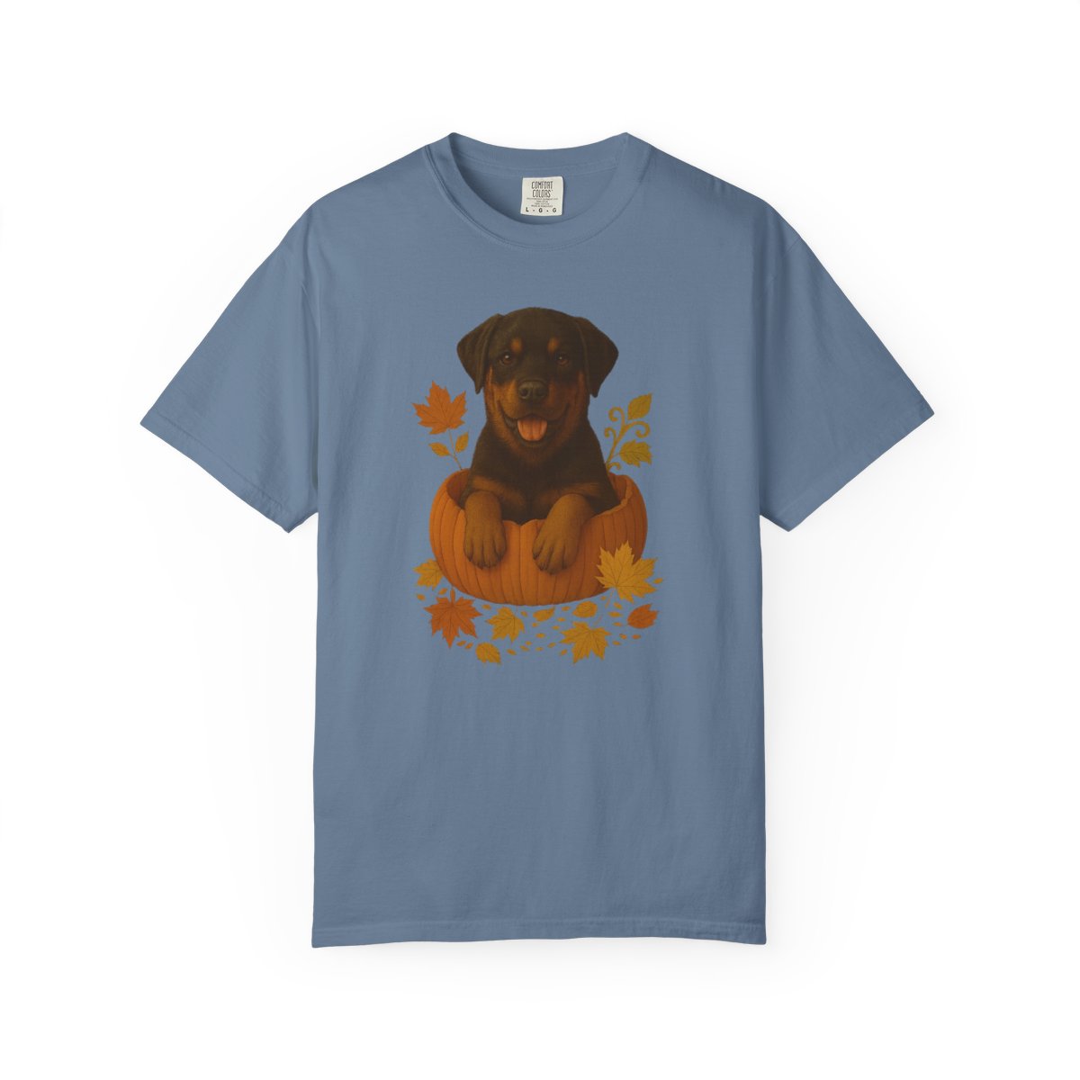 Rottweiler Pumpkin Fall T-Shirt, Cute Autumn Dog Lover Tee & Thanksgiving Gift
