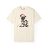 Load image into Gallery viewer, Christmas Pug Shirt, Christmas Dog Tee, Christmas Lights Dog Tee, Pug Mom Tshirt, Gift for Dog Lover, Pug
