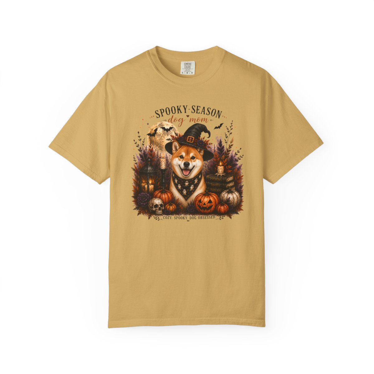 Red Shiba Inu Spooky Season Dog Mom Halloween Shirt