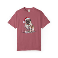 Load image into Gallery viewer, Christmas Pug Shirt, Christmas Dog Tee, Christmas Lights Dog Tee, Pug Mom Tshirt, Gift for Dog Lover, Pug
