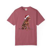 Load image into Gallery viewer, Vizsla Christmas Lights Shirt, Festive Holiday Tee for Bird Dog Lovers
