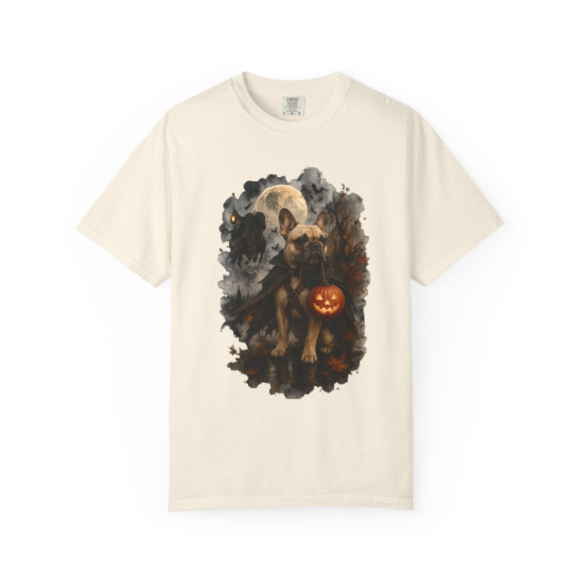 French Bulldog Headless Horseman Inspired Halloween Comfort Colors Shirt