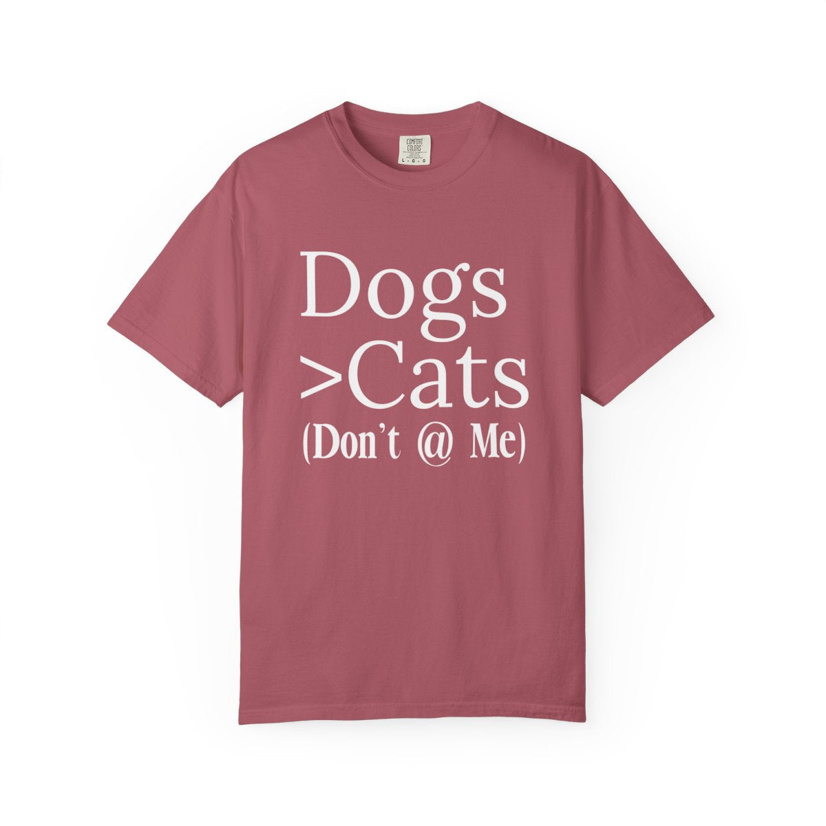 Dogs Are Greater Than Cats Shirt – Funny Dog Lover Tee for Pet Owners