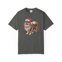 Load image into Gallery viewer, Pomeranian Christmas Lights Shirt, Festive Holiday Tee for Fluffy Dog Lovers
