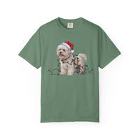Load image into Gallery viewer, Bichon Frise Christmas Lights Shirt, Festive Holiday Tee for Fluffy Dog Lovers
