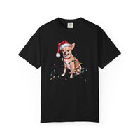 Load image into Gallery viewer, Christmas Chihuahua Shirt, Christmas Dog Tee, Christmas Lights Dog Tee, Chihuahua Mom Tshirt, Gift for Dog Lover, Chihuahua
