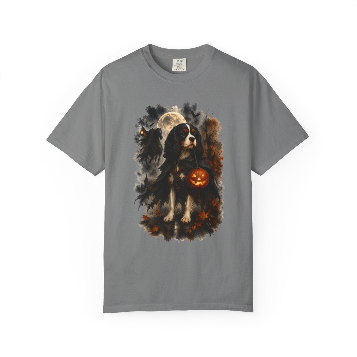 Tricolor Cavalier Headless Horseman Inspired Halloween Comfort Colors Shirt