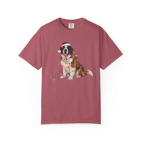 Load image into Gallery viewer, Christmas Saint Bernard Shirt, Christmas Lights Dog Shirt, Christmas Dog, Saint Bernard Mom Shirt, Gift for Dog Lover, Saint Bernard
