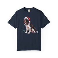 Load image into Gallery viewer, Christmas Springer Spaniel Shirt, Christmas Lights Dog Shirt, Christmas Dog, Springer Spaniel Mom, Gift for Dog Lover, Springer Spaniel

