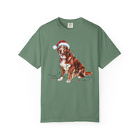Load image into Gallery viewer, Christmas Nova Scotia Duck Tolling Retriever Shirt, Christmas Lights Dog Tee, Christmas Dog Tee, Retriever Mom Tshirt, Gift for Dog Lover
