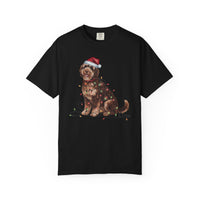 Load image into Gallery viewer, Portuguese Water Dog Christmas Lights Shirt, Festive Holiday Tee for Dog Lovers
