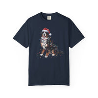 Load image into Gallery viewer, Bernese Mountain Dog Christmas Lights Shirt, Cozy Holiday Tee for Berner Lovers
