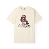 Load image into Gallery viewer, Christmas Cavalier King Charles Spaniel Shirt, Christmas Lights Dog Tee, Christmas Dog Tee, Cavalier Spaniel Mom Tshirt, Gift for Dog Lover
