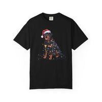 Load image into Gallery viewer, Christmas Rottweiler Shirt, Christmas Lights Dog Tee, Christmas Dog Tee, Rottweiler Mom Tshirt, Gift for Dog Lover, Rottweiler
