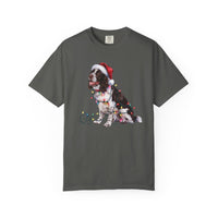 Load image into Gallery viewer, Christmas Springer Spaniel Shirt, Christmas Lights Dog Shirt, Christmas Dog, Springer Spaniel Mom, Gift for Dog Lover, Springer Spaniel
