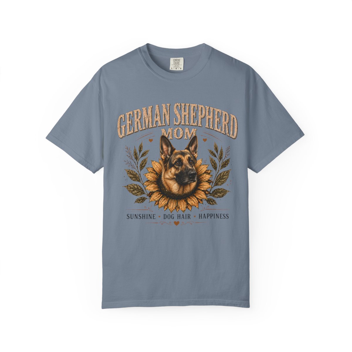 German Shepherd Mom Sunflower Shirt