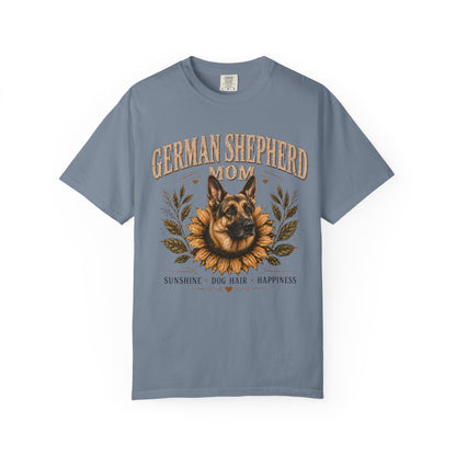 German Shepherd Mom Sunflower Shirt