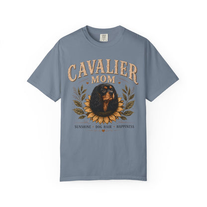 Black and Tan Cavalier Mom Shirt, Cavalier King Charles Spaniel Tee, Dog Lover Gift