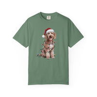 Load image into Gallery viewer, Christmas Poodle Shirt, Christmas Lights Dog Tee, Christmas Dog Tee, Poodle Mom Tshirt, Gift for Dog Lover, Poodle
