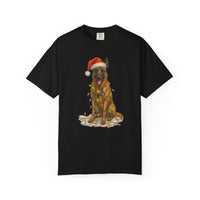 Load image into Gallery viewer, Belgian Malinois Christmas Lights Dog Shirt, Festive Holiday Tee for Malinois Fans
