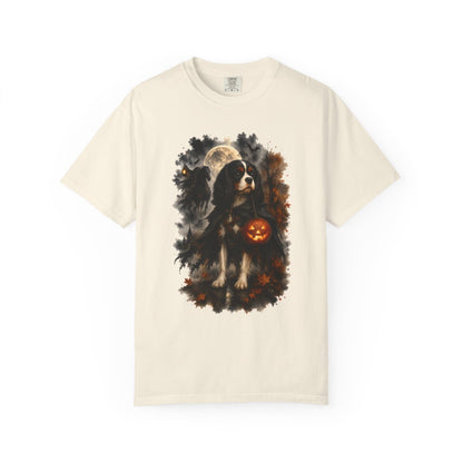 Tricolor Cavalier Headless Horseman Inspired Halloween Comfort Colors Shirt